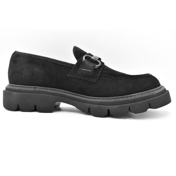 Sofft Womens Size 7.5 Satara Black Suede Slip On Loafers Shoes - Picture 7 of 10